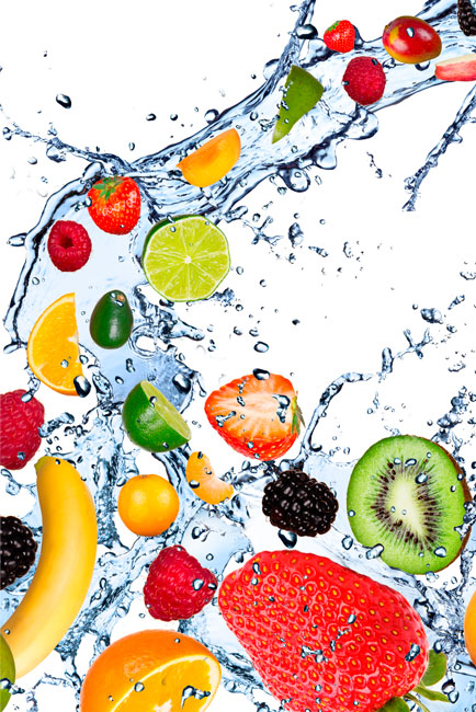 Vinilos electrodomésticos lavavajillas frutas salpicadura agua